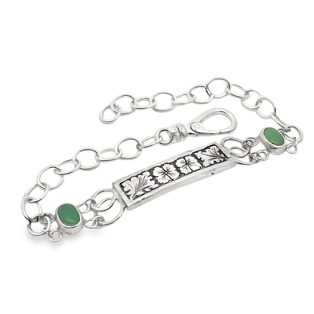 Violet Leaf Bracelet