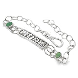 Violet Leaf Bracelet