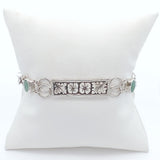 Violet Leaf Bracelet