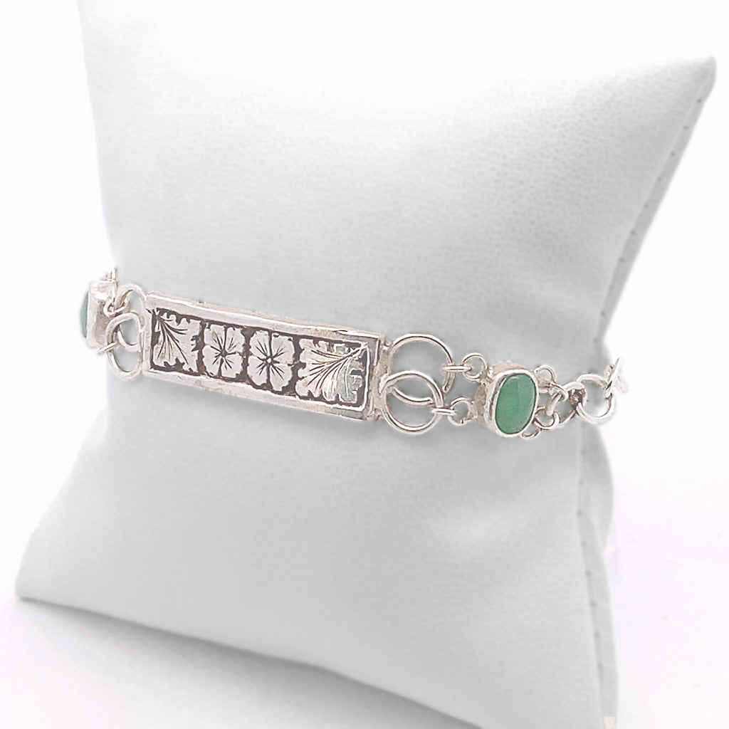 Violet Leaf Bracelet