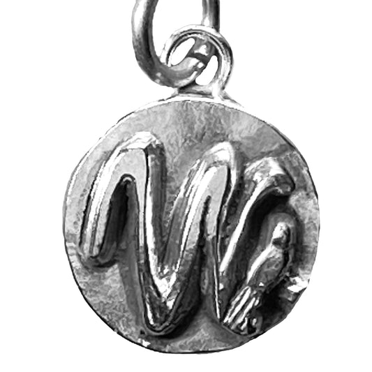 Letters with Life Charm — W