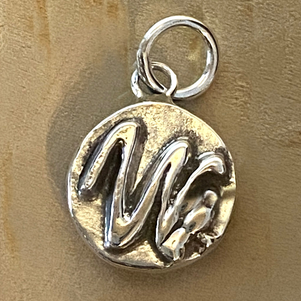 Letters with Life Charm — W