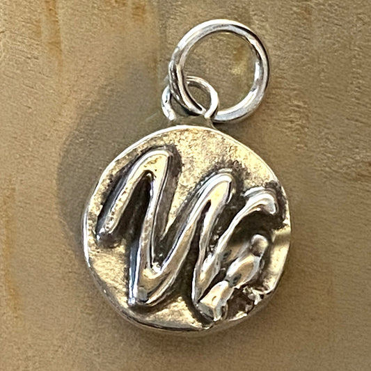 Letters with Life Charm — W