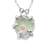 Wateremelon Tourmaline Necklace