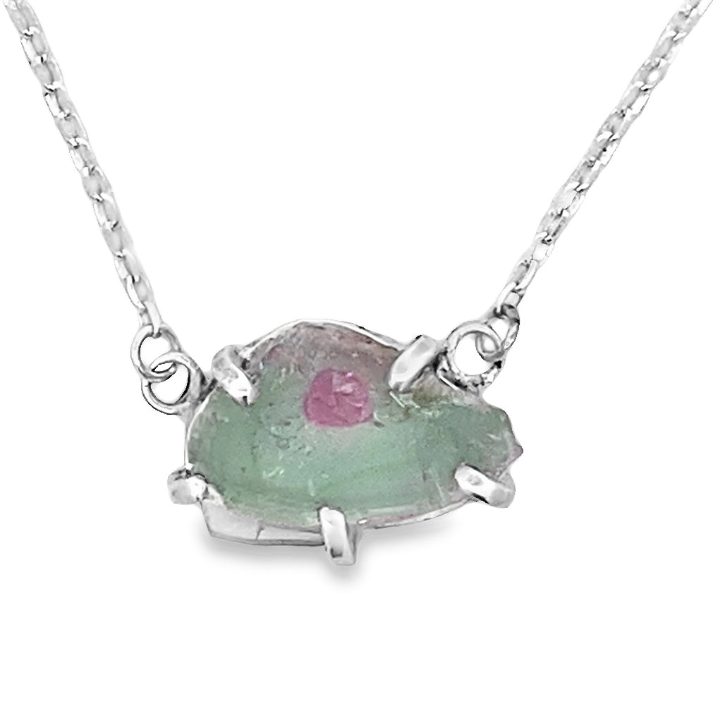 Watermelon Tourmaline Necklace