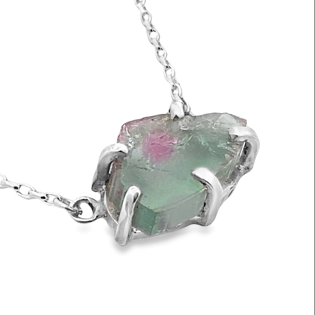 Watermelon Tourmaline Necklace
