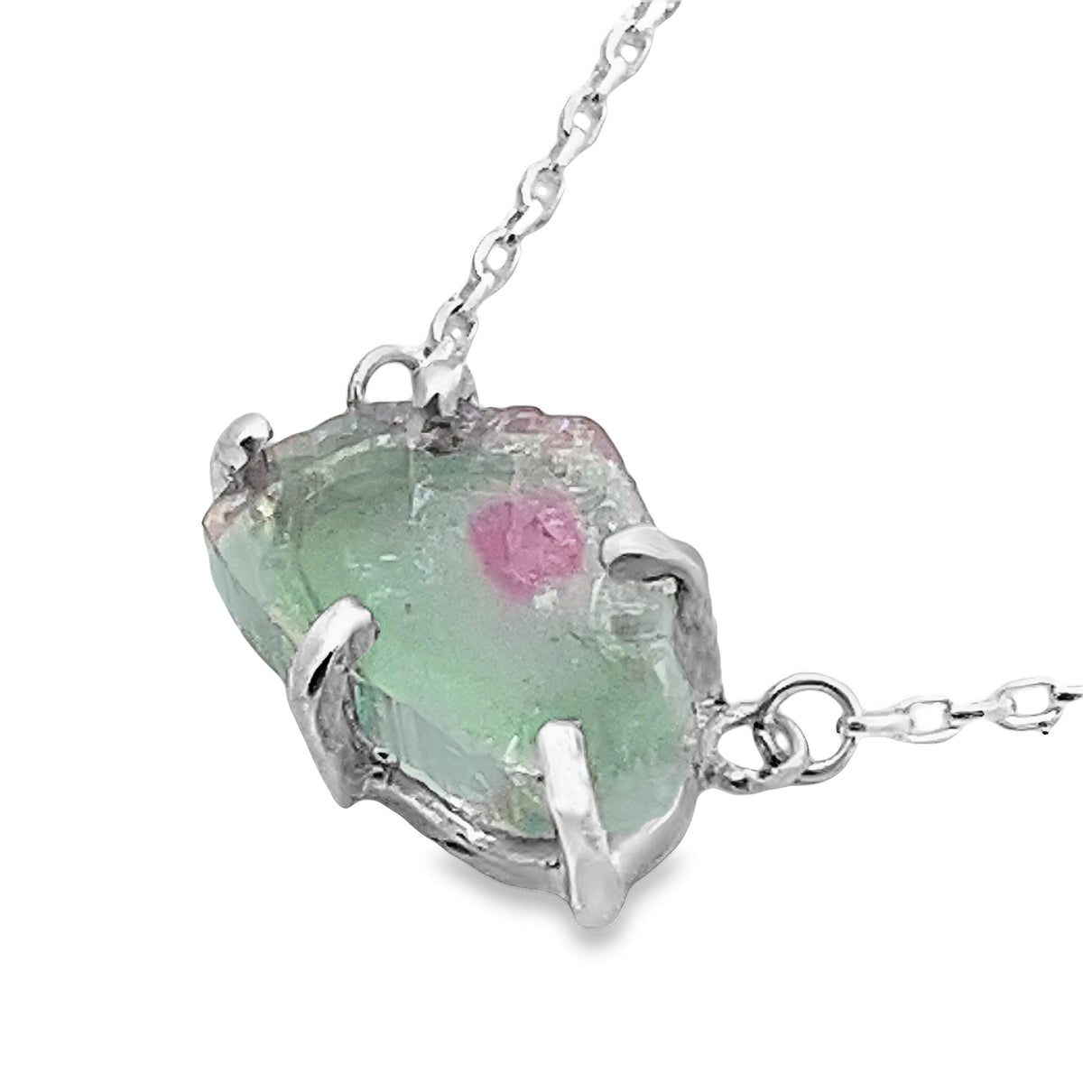 Watermelon Tourmaline Necklace