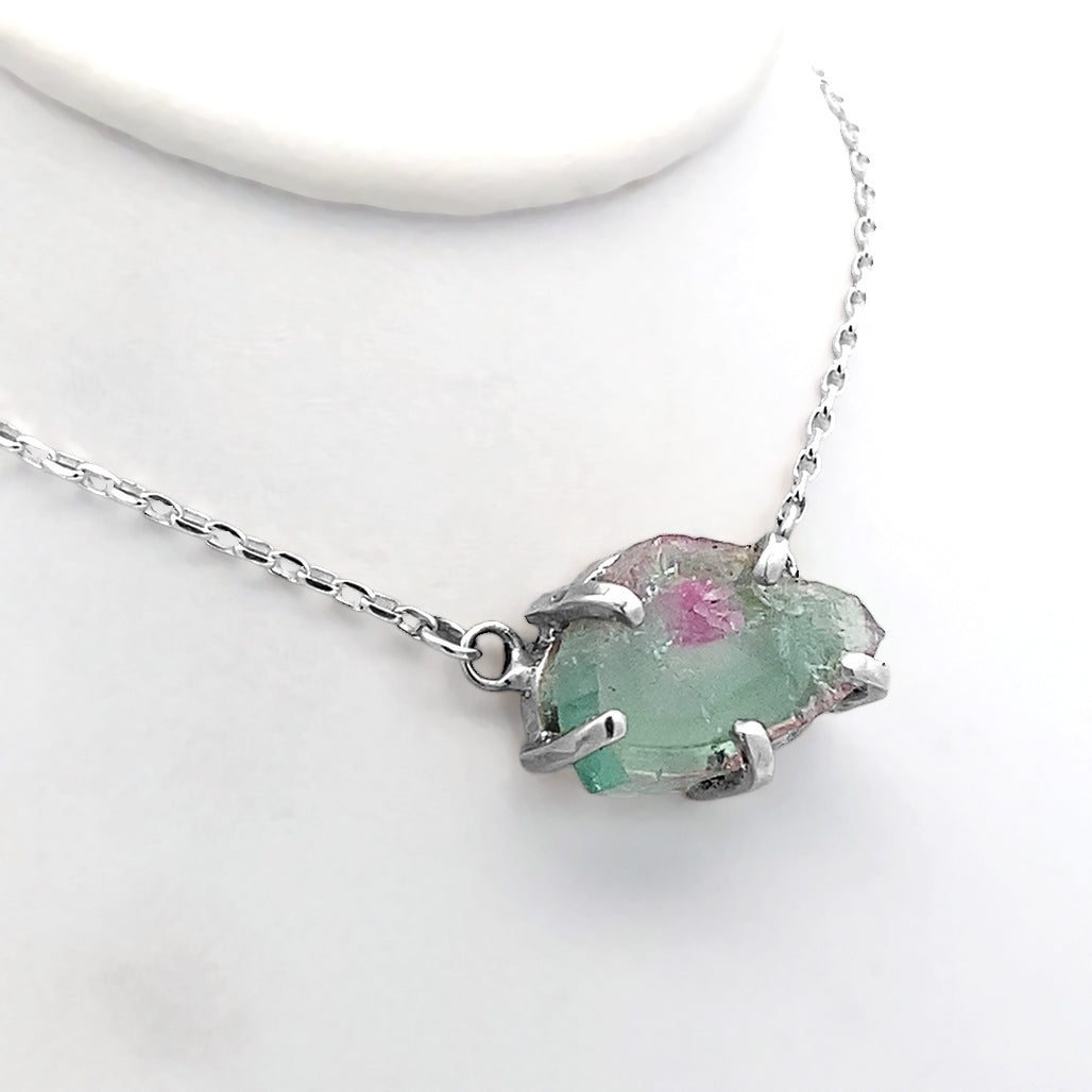 Watermelon Tourmaline Necklace