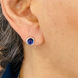 Lapis Lazuli Post earrings